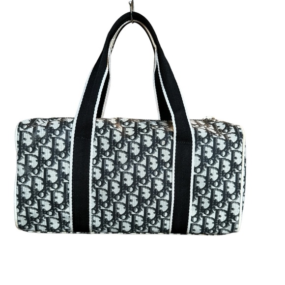 SOLD! Authentic Dior Trotter Coated Canvas Boston Bag - Picture 2 of 12